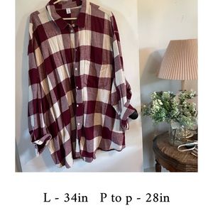 Plus size Old Navy Flannel Shirt